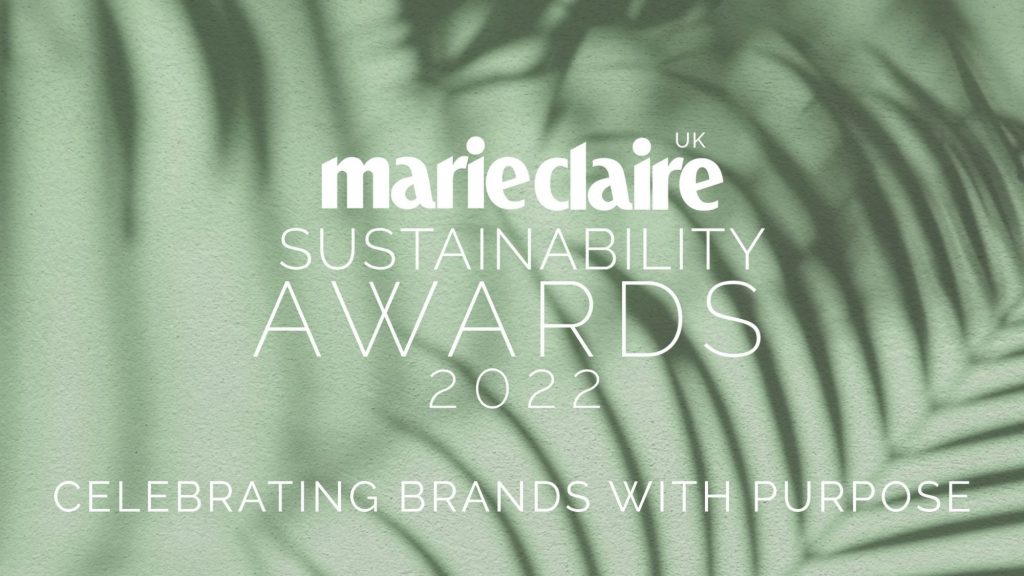 Poster for Marie Claire Sustainability Awards 2022